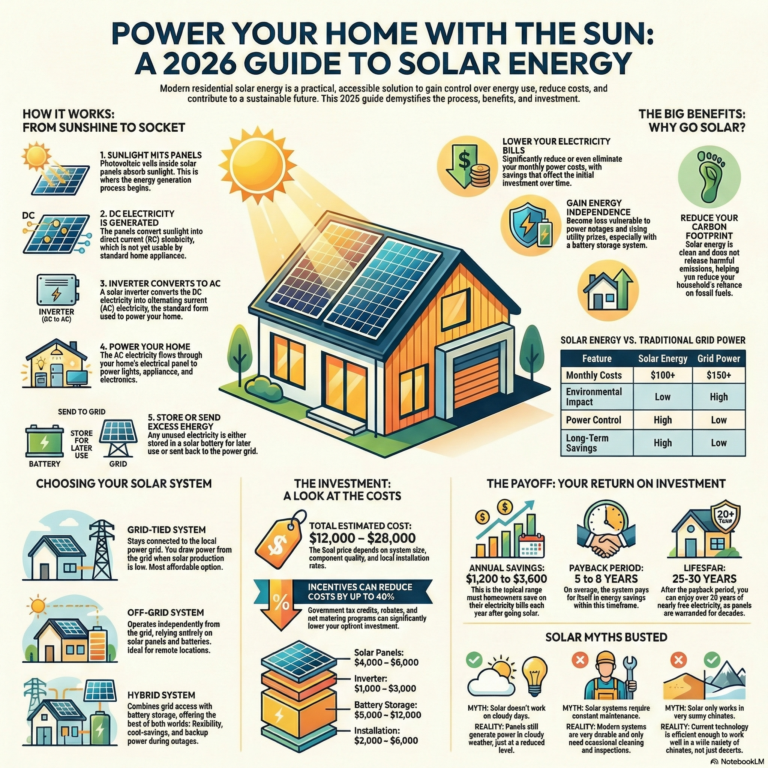 Solar Energy for Homes in 2026 Costs Benefits Savings & Best Systems